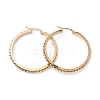 304 Stainless Steel Hoop Earrings X-EJEW-F272-12B-G-1