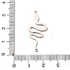 304 Stainless Steel Enamel Snake Links Connector Charms STAS-F367-06P-3