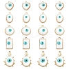 20Pcs 5 Styles Alloy Evil Eye Pendants FIND-CJ0001-47-1