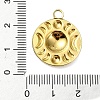 Ion Plating(IP) 304 Stainless Steel Pendants STAS-B058-02G-07-3