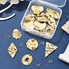 16Pcs 8 Style 201 Stainless Steel Pendants DIY-FS0005-37G-8