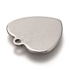 Non-Tarnish 201 Stainless Steel Pendants STAS-I172-16P-3