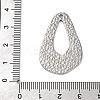 304 Stainless Steel Pendants STAS-L280-07AS-01-3