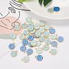 2 Sets 2 Styles Golden Plated Alloy Enamel Charms ENAM-YW0001-28C-5