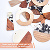 DIY Wooden Dangle Earring Making Kits DIY-OC0006-44-4