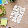 Large Plastic Reusable Drawing Painting Stencils Templates DIY-WH0202-156-3
