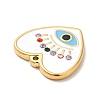 Ion Plating(IP) 304 Stainless Steel Rhinestone Pendants STAS-H175-11G-3