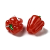 Cartoon Opaque Resin Vegetable Pendants CRES-B018-07A-2