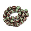 Handmade Millefiori Glass Barrel Beads LA-N002-06E-2