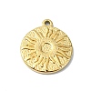 Ion Plating(IP) 304 Stainless Steel Pendants STAS-B058-15G-02-1