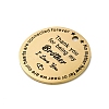 201 Stainless Steel Pendants STAS-R002-01G-12-2