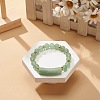 Natural Green Aventurine Rectangle Beaded Stretch Bracelet BJEW-JB08982-01-2
