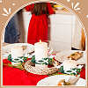 PVC Candle Wreath AJEW-NB00003-5