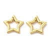 Eco-Friendly Rack Plating Brass Spring Gate Rings LS-KK-F851-02G-1
