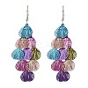 430 Stainless Steel Heart Dangle Earrings EJEW-A137-09P-02-4