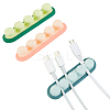 6Pcs 3 Colors Adhesive Silicone Cord Organizer FIND-AR0002-42-1