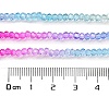 Transparent Painted Glass Beads Strands DGLA-A034-T2mm-A14-3