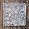 Heart DIY Silicone Ornaments Pendant Molds LS-SIMO-R012-02-3
