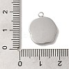 304 Stainless Steel Pendants STAS-B074-08P-03-3