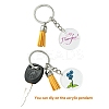 DIY Alloy Bar Beadable Keychain Making Kits DIY-YW0008-76-4