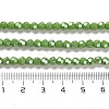 Electroplate Opaque Glass Beads Strands EGLA-A035-P4mm-A15-4