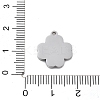 304 Stainless Steel Rhinstones Pendants STAS-I327-16P-3