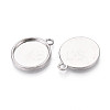 Tibetan Style Alloy Pendant Cabochon Settings PALLOY-N178-13AS-E-2