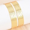 304 Stainless Steel Cuff Bangles for Women BJEW-P363-11G-1