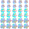 Laser Self-Adhesive 3D PVC Wall Stickers DIY-WH0013-69-1