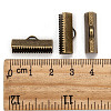 Iron Ribbon Crimp Ends X-IFIN-S008-AB-NF-3