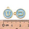 Golden Plated Alloy Enamel Charms LS-ENAM-S118-04U-3