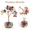 1Pc Natural Mixed Gemstone Chips Tree of Life Decorations DJEW-DJ0001-08A-6