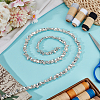 3 Yards Glass Rhinestone Chains DIY-DR0002-10E-4