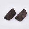 Undyed & Natural Wenge Wooden Beads X-WOOD-T025-004-LF-2