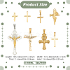 8Pcs 8 Styles 304 Stainless Steel Pendants STAS-PH0006-06-2