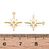 Brass Pendant Cabochon Settings KK-ZX025-81G-3