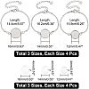 DIY 304 Stainless Steel Rolo Chain Lariat Necklace Making DIY-UN0001-93-4