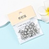 SHEGRACE Brass Round Links XGR0126P-122P-6