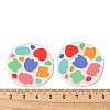 Opaque Acrylic Pendants BACR-D002-12A-3