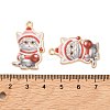 Christmas Alloy Enamel Pendants LS-ENAM-K069-43C-3