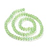Electroplate Glass Beads Strands X1-EGLA-A034-T6mm-L17-2