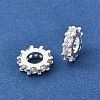 Brass Micro Pave Clear Cubic Zirconia Beads KK-K300-02D-S-2