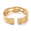 304 Stainless Steel Cuff Bangles for Women BJEW-K263-05G-05-3