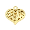 Hollow Brass Pendants for Valentine's Day KK-M289-03J-G-1