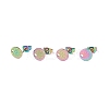 Ion Plating(IP)  304 Stainless Steel Ear Stud Findings STAS-O119-15B-M-3