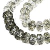 Crackle Transparent Glass Beads Strands GLAA-N068-03A-02-3