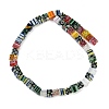 Handmade Millefiori Glass Bead Strands LAMP-H057-03K-4