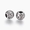 316 Surgical Stainless Steel European Beads STAS-P212-18P-07-1