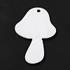 Autumn Theme Polka Dot Pattern Opaque Acrylic Pendants SACR-P014-09A-3