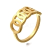 Hollow Ring 304 Stainless Steel Finger Ring for Women RJEW-L126-18B-G-4